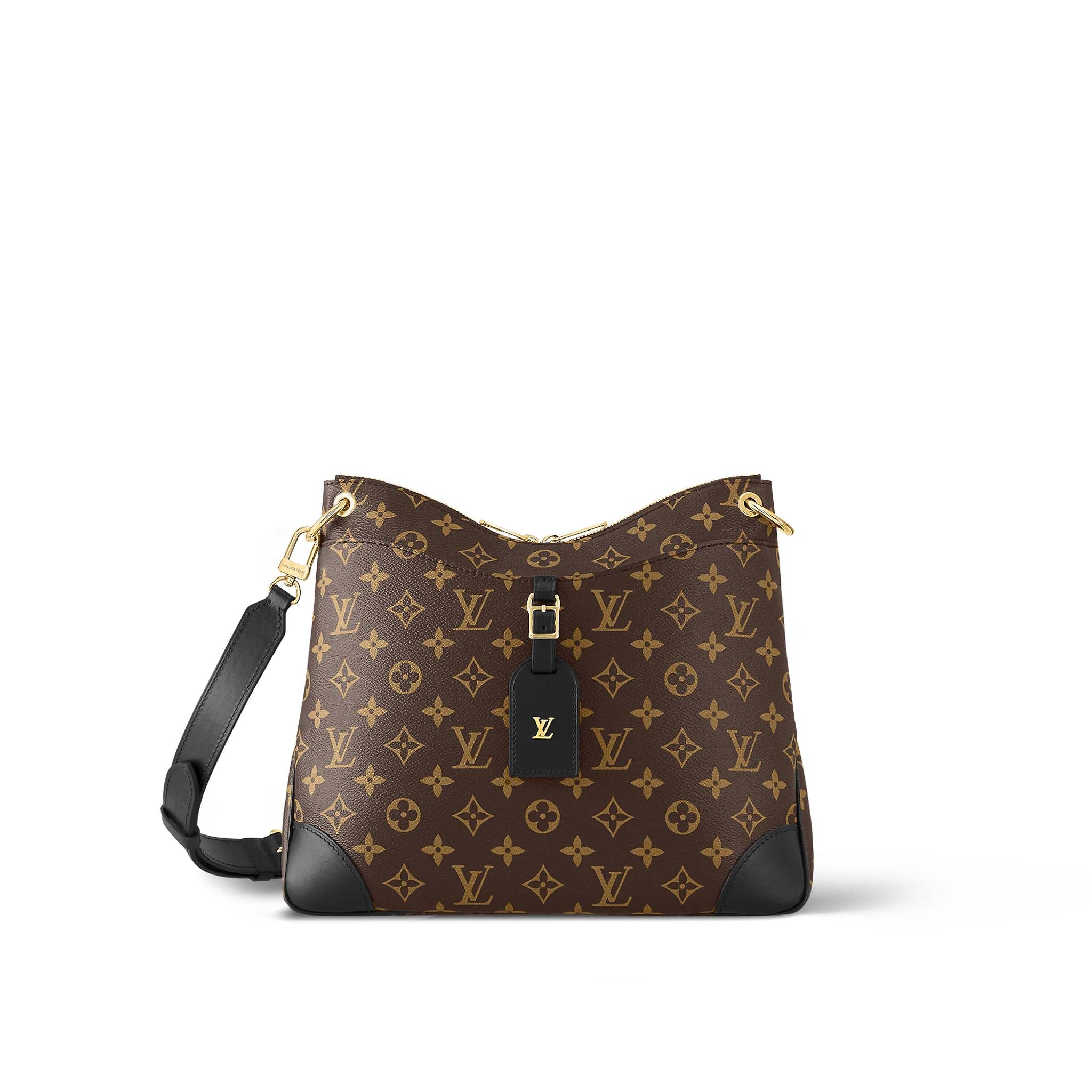 Designer Odéon Monogram Bag - Black - Gorchic - $134.99