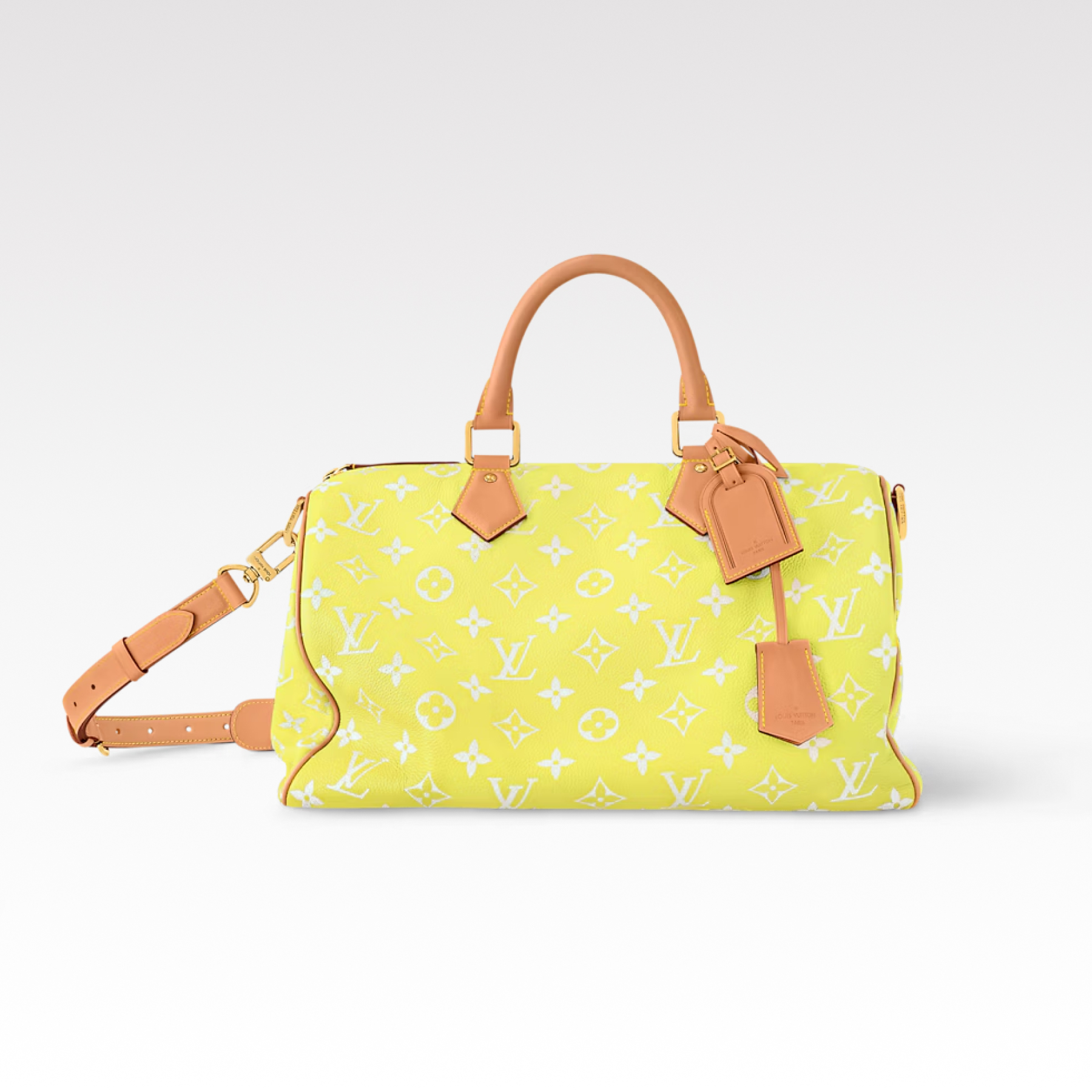 Designer Speedy P9 Bandoulière 40 Lemonade - Bag - Gorchic - $141.99