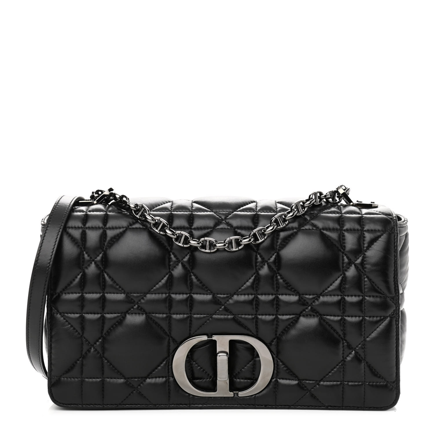 D-Inspired Soft Caro Bag - Black - Gorchic - $136.99