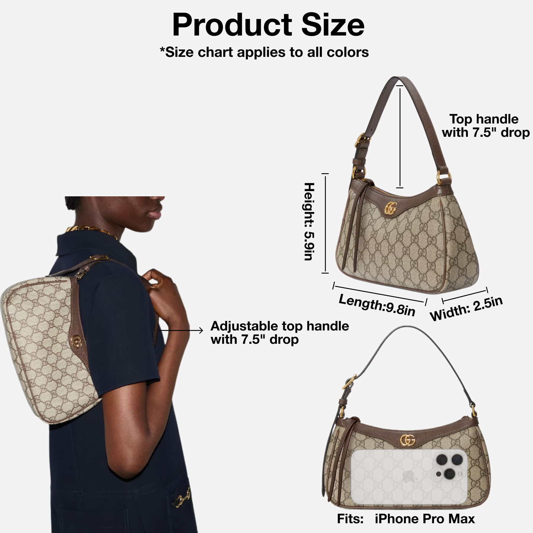 Double-G Ophidia Collection Small Handbag - Beige And White Bag - Gorchic - $108.99